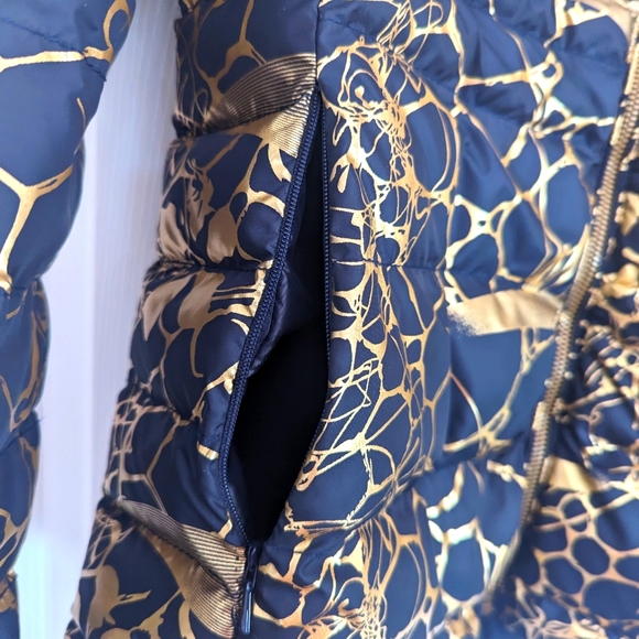 Funky Gold and Black Spring Coat- Size M - Picture 3 of 8